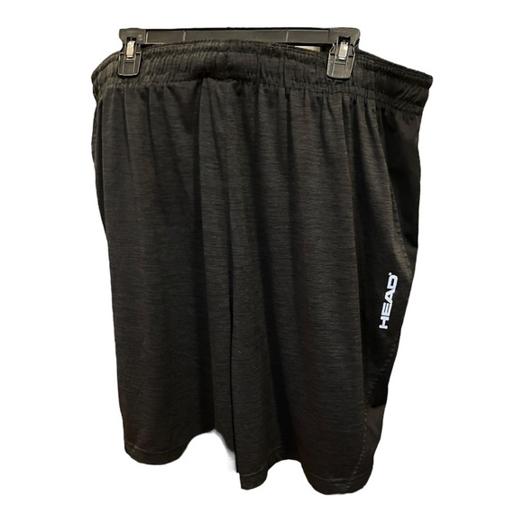 HEAD Black and Dark Grey Athletic Waistband Shorts Size 4x - Picture 1 of 5